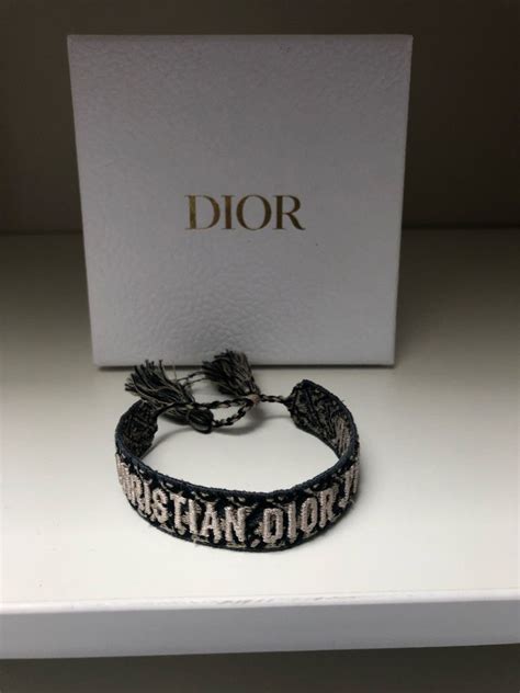 designer bracelet dior|christian Dior studded friendship bracelet.